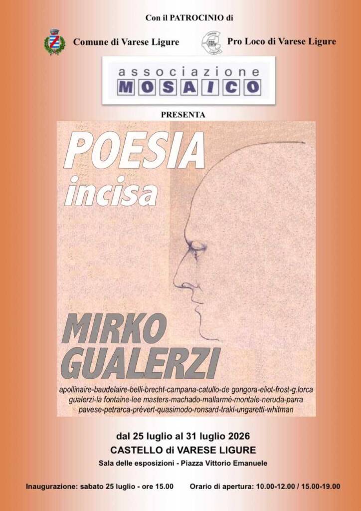 Mostra “Poesia Incisa: Mirko Gualerzi”