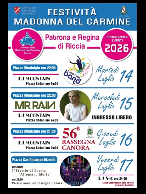 Festa della Madonna del Carmine 2026