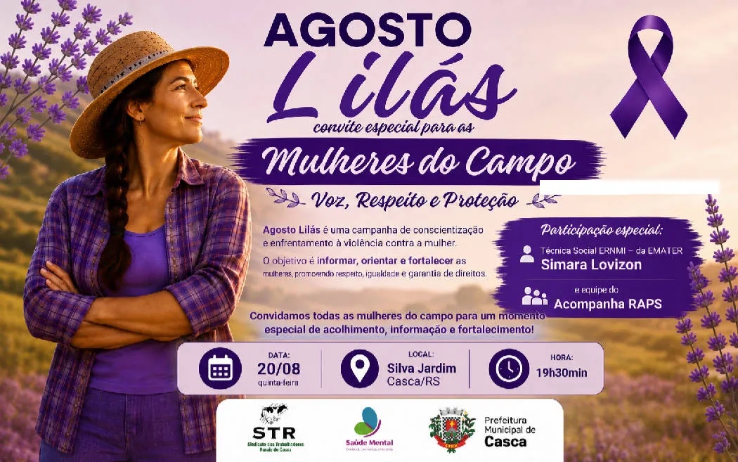 Encontro do Agosto Lilás