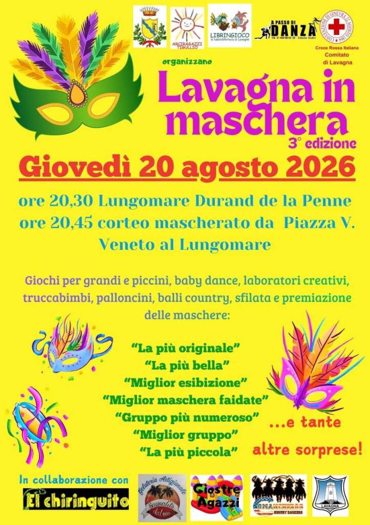 Lavagna in maschera