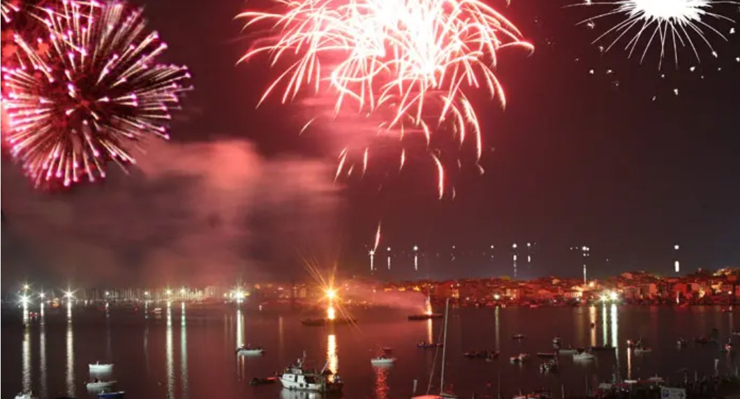 Fuochi d'artificio di Ferragosto a Chioggia