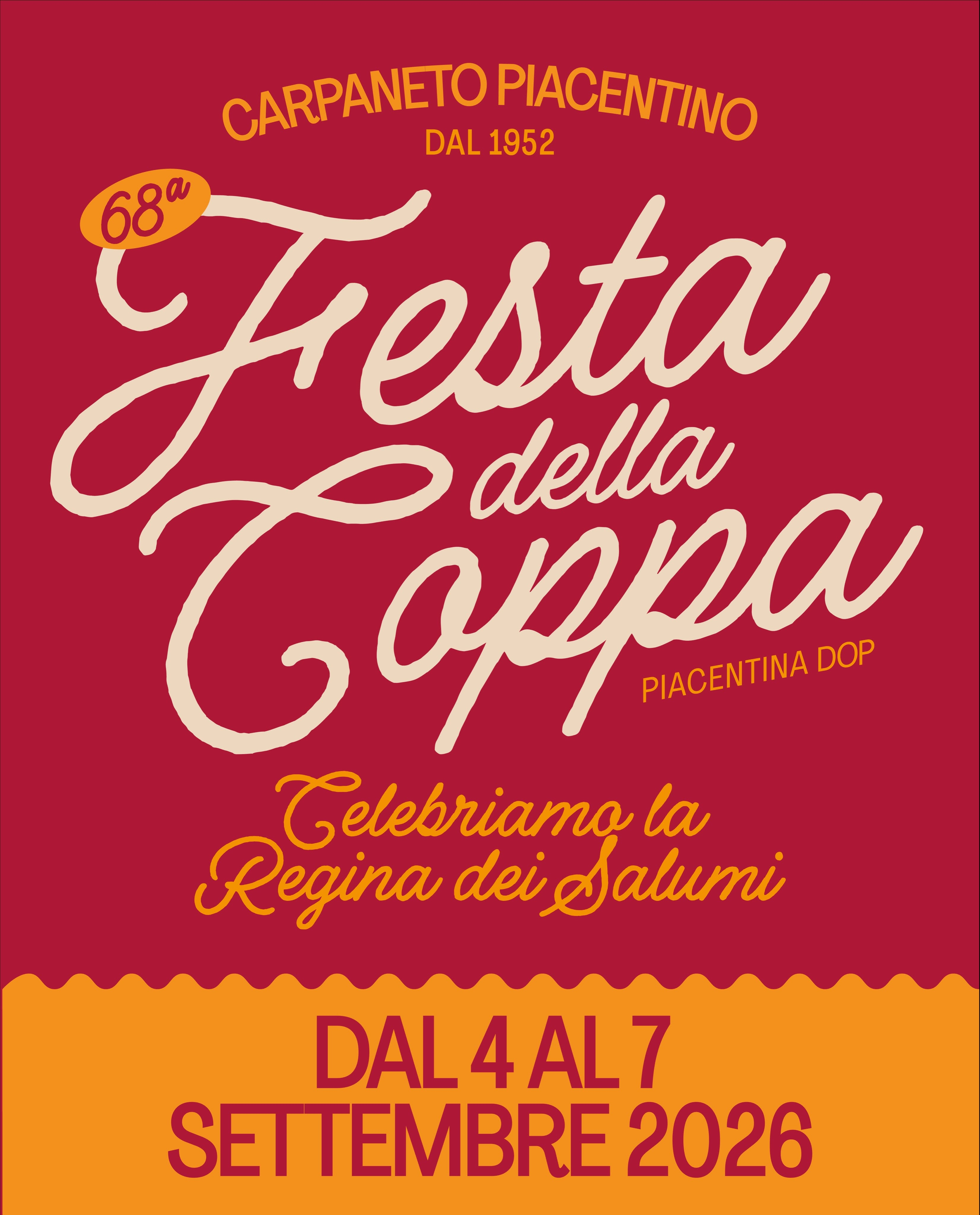 68^ Festa della Coppa Piacentina D.O.P.