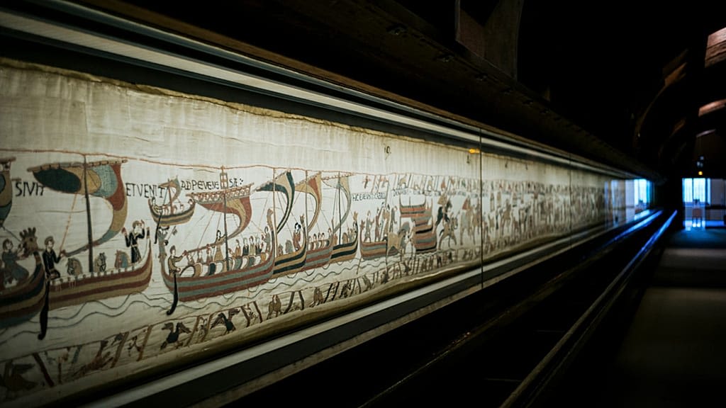 Ausstellung zum Bayeux-Teppich