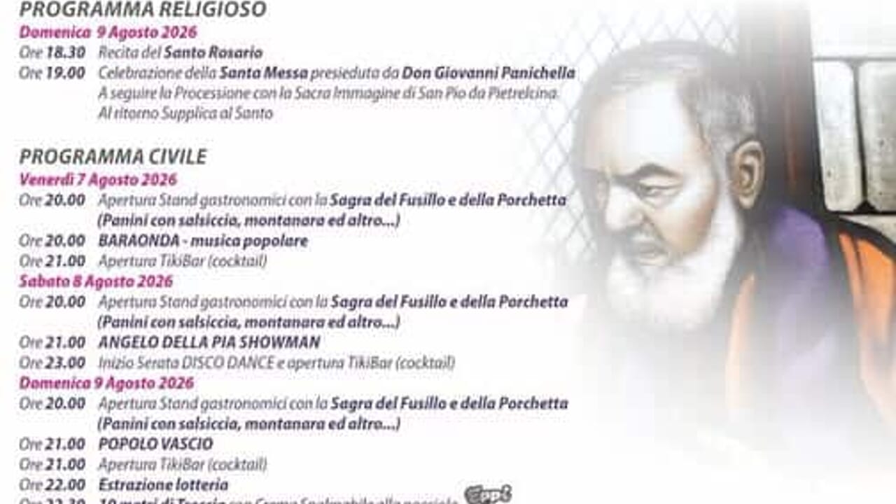 Festa delle "Due Strade" in onore di San Pio