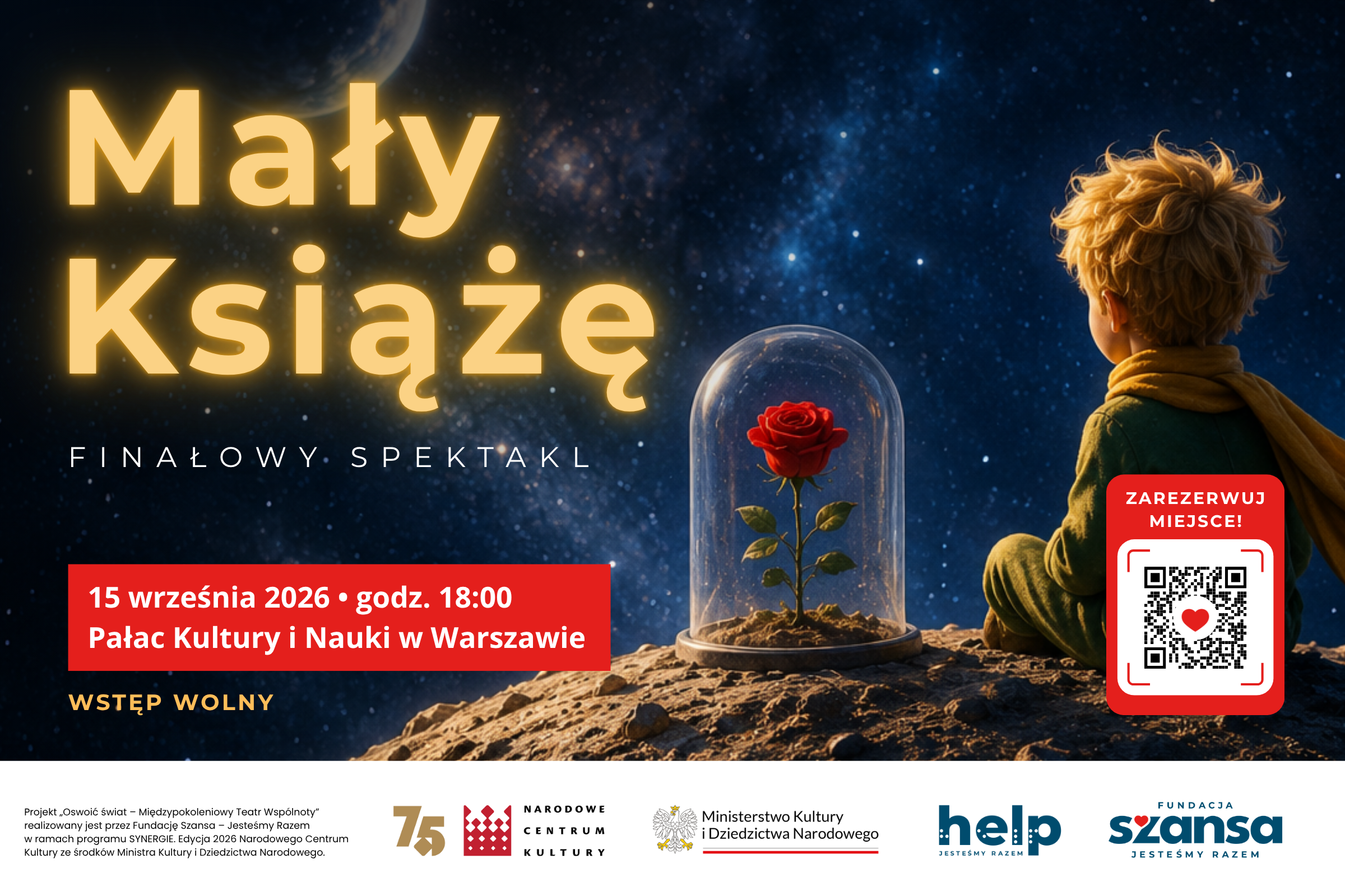 Finałowy spektakl projektu „Oswoić świat – Międzypokoleniowy Teatr Wspólnoty”