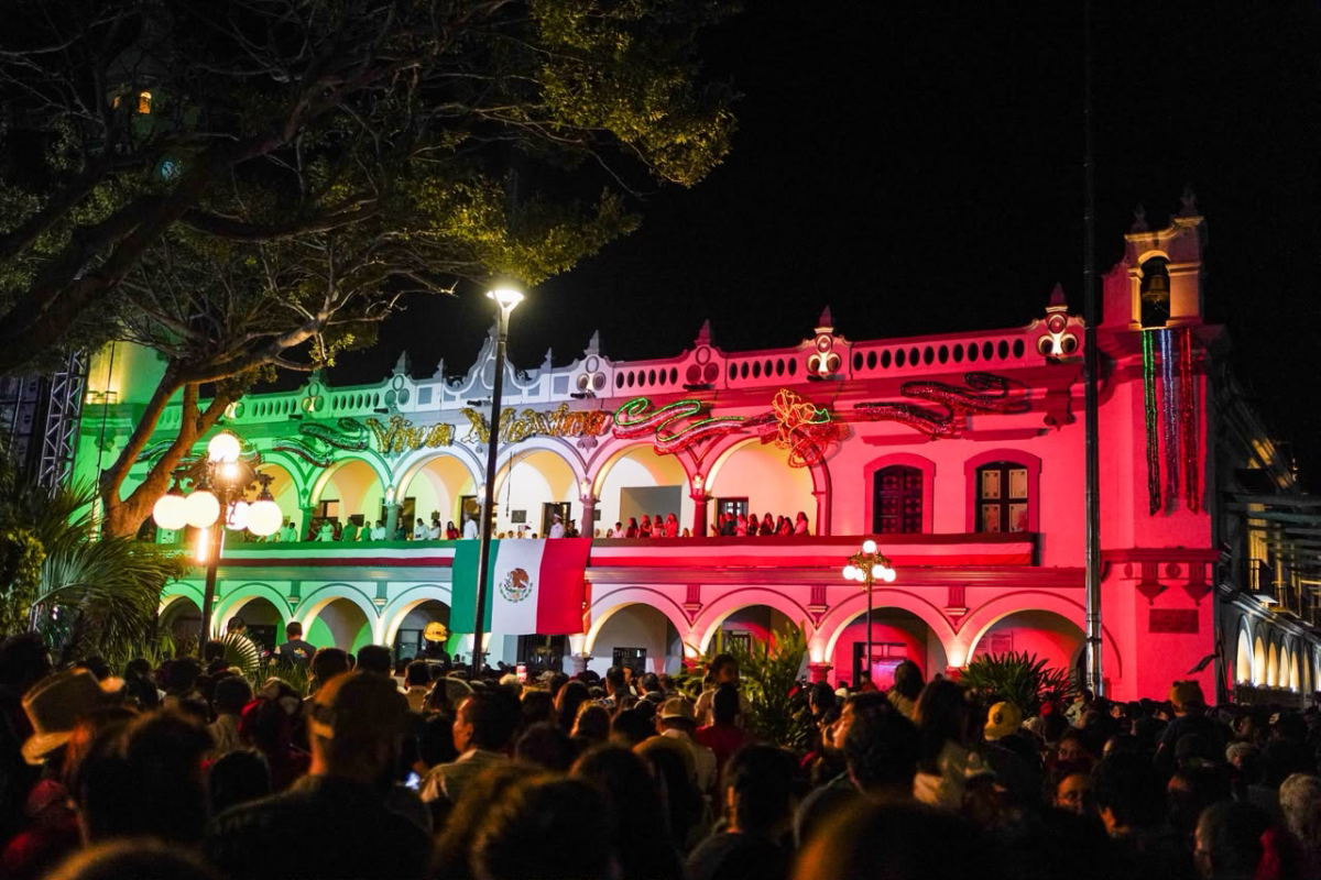 Festejos de la Independencia en Veracruz