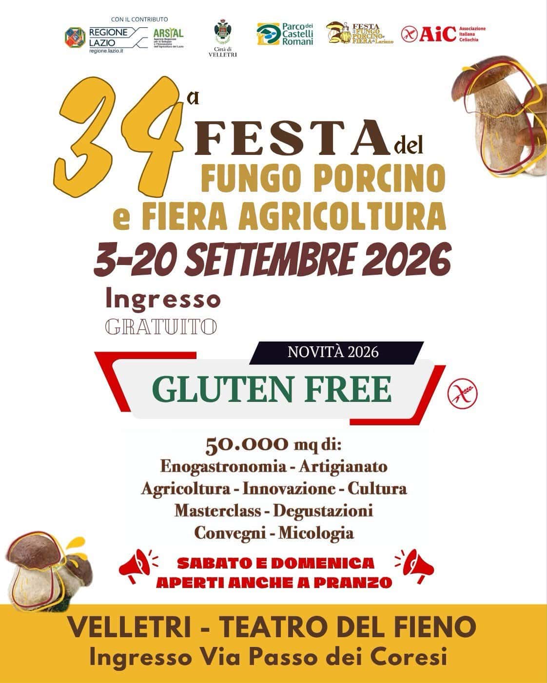 Festa del Fungo Porcino e Fiera dell’Agricoltura