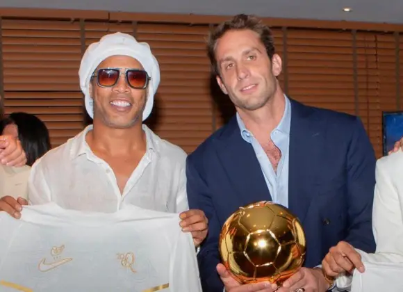 Festa per la presentazione di Ronaldinho e del Ravenna Fc