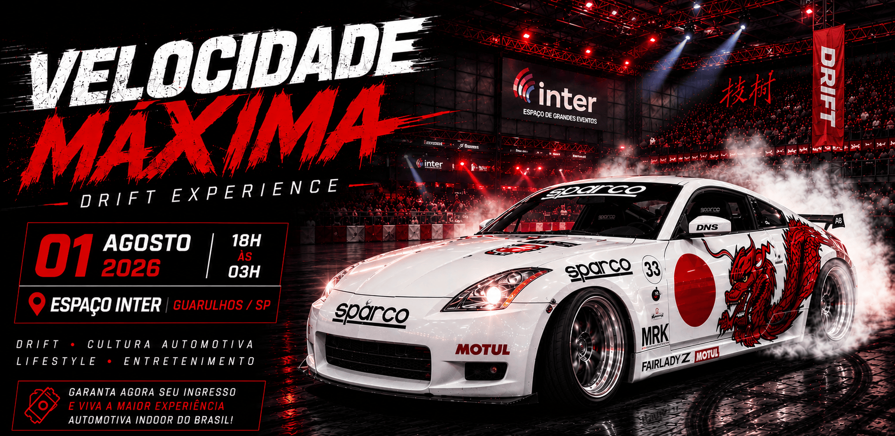 Velocidade Máxima Drift Experience