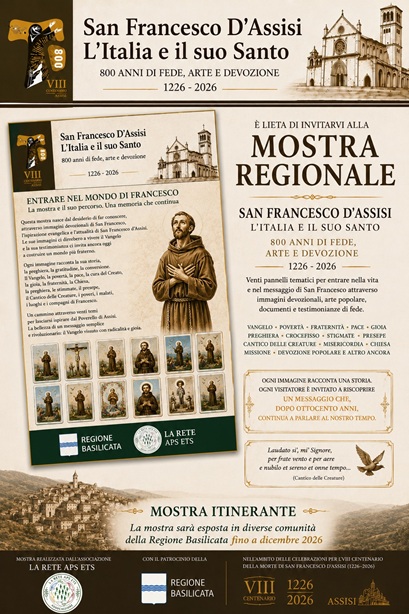 Mostra "San Francesco d’Assisi – L'Italia e il suo Santo. 800 anni di fede, arte e devozione (1226–2026)"
