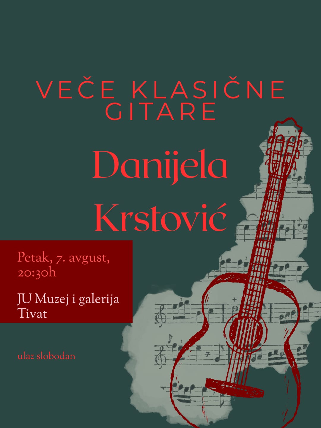 Solistički koncert Danijele Krstović