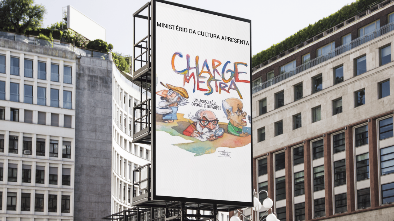 Exposição ‘Charge Mestra – Para Abrir Cabeças’