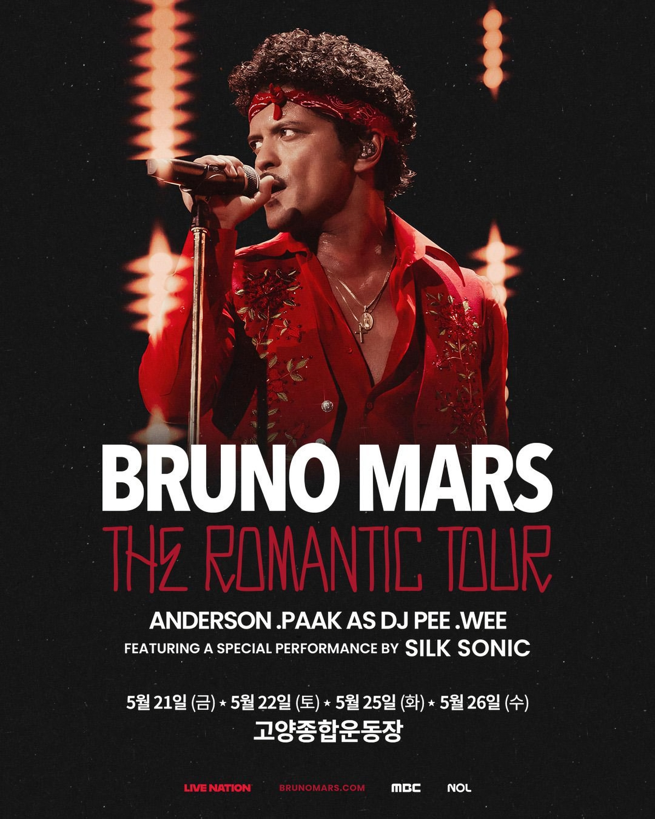 Bruno Mars - The Romantic Tour in Seoul
