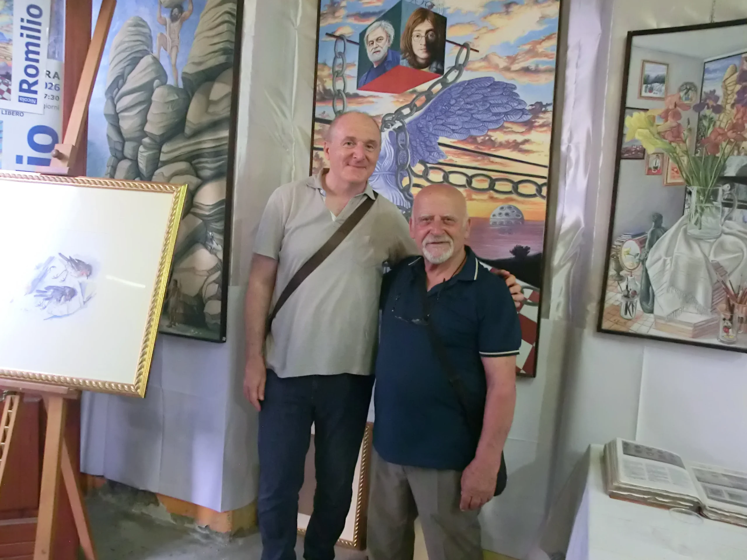 Mostra di pittura di Nicola Romilio