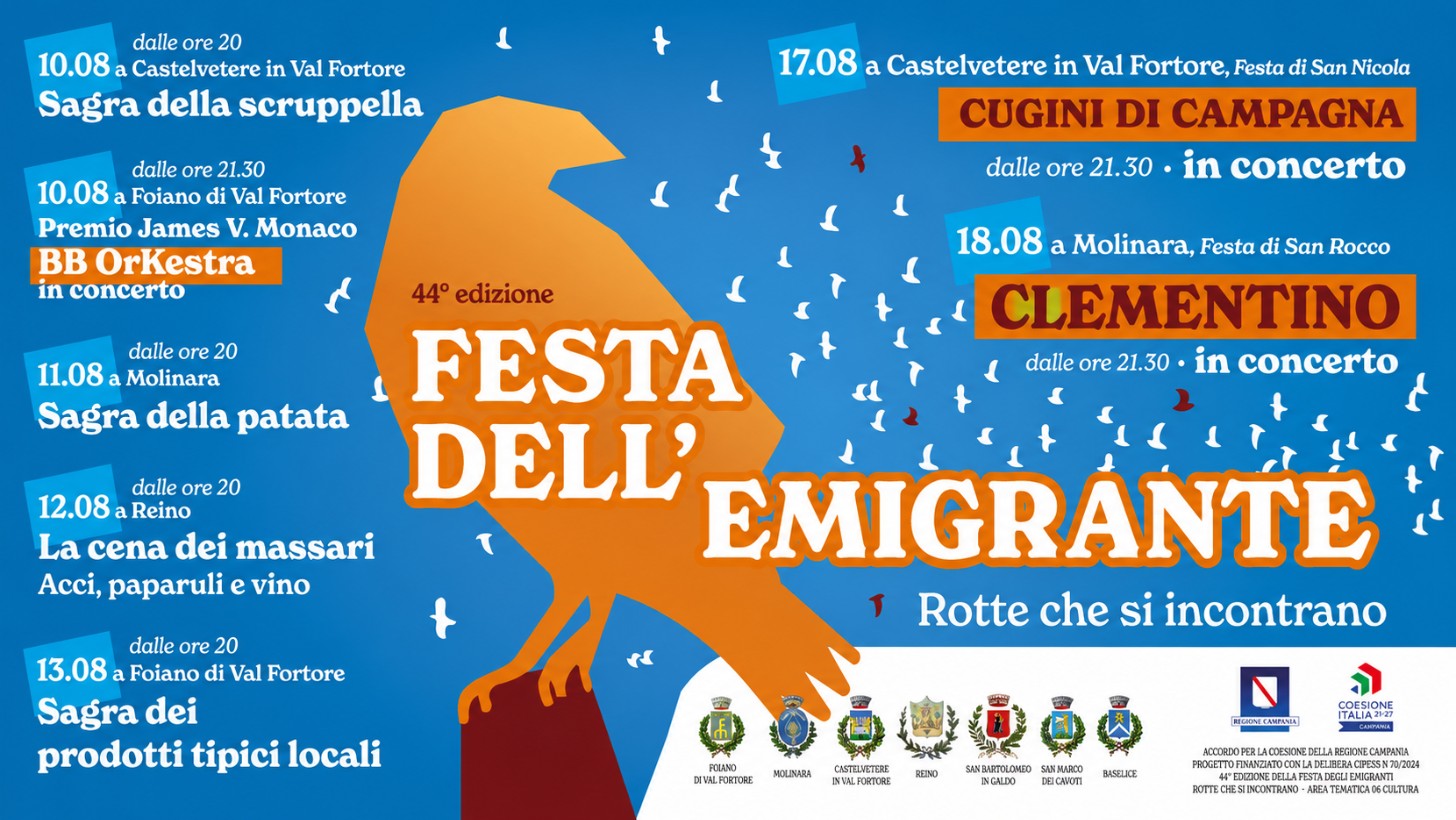 44th Emigrant Festival – “Rotte che si incontrano”