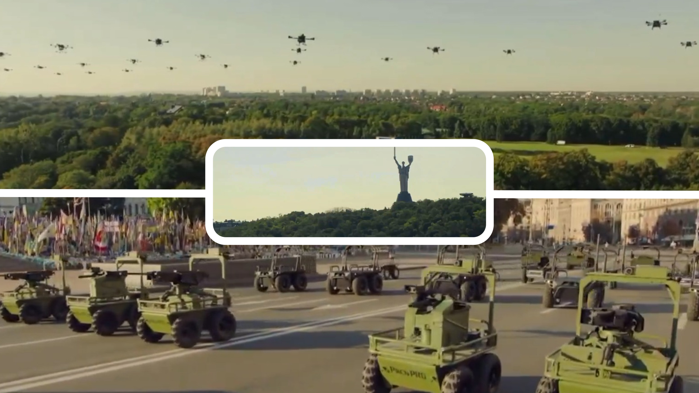 Ziua Independenței Ucrainei - Parada de drone