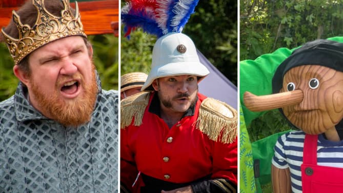 Illyria's outdoor shows at Cardigan Castle