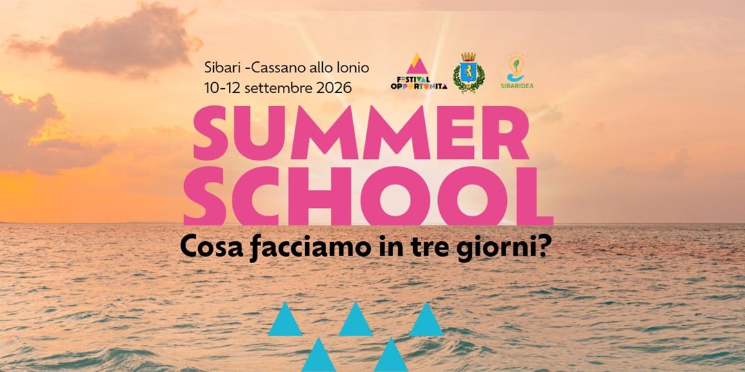 Summer School 2026 - Festival delle Opportunità