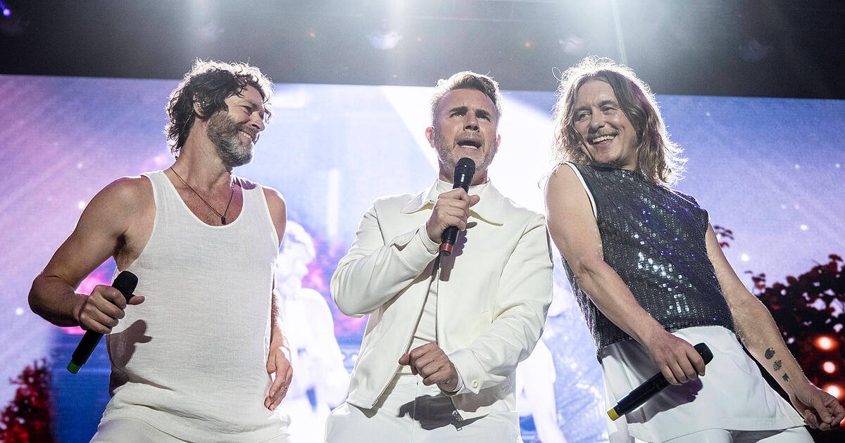 Konzert von Take That in Tüßling