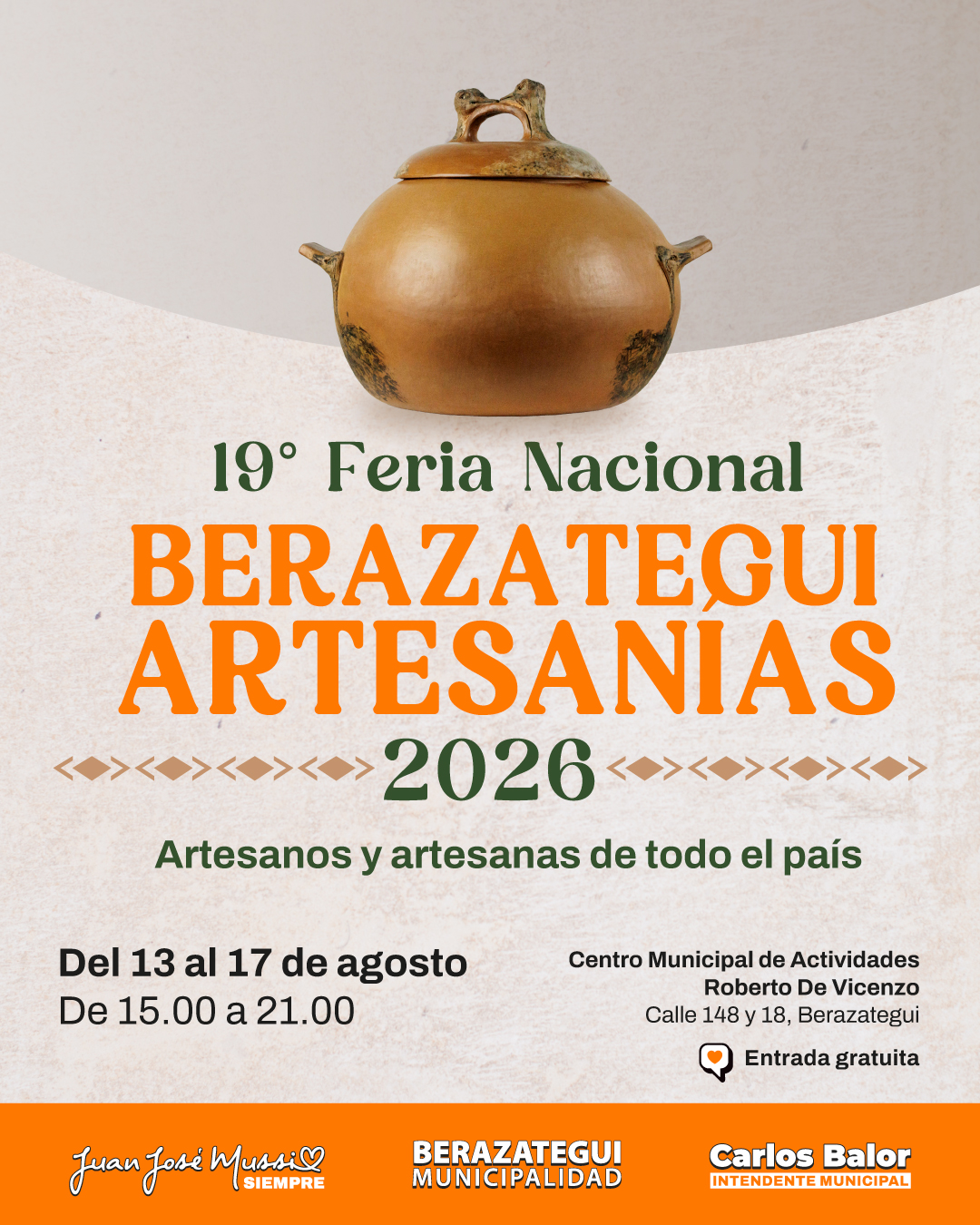 Feria Nacional Berazategui Artesanías