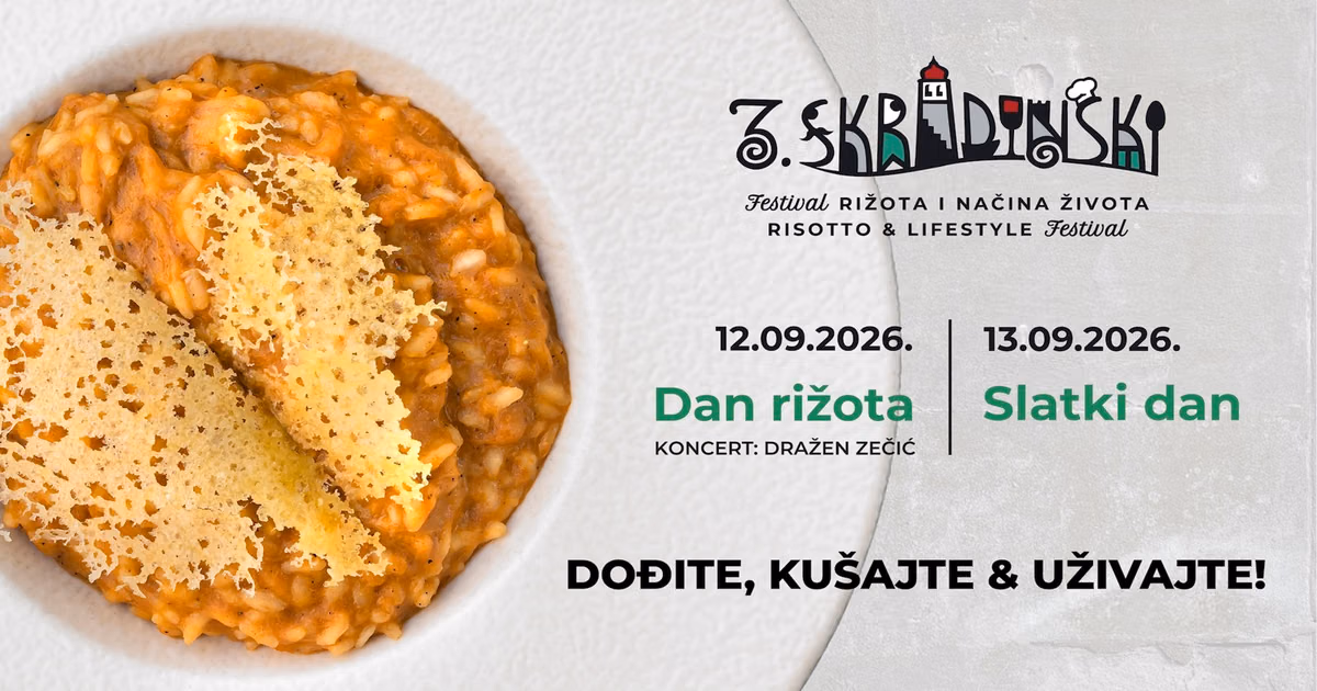 3. Skradinski festival rižota i načina života