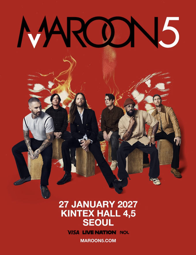 Maroon 5 Asia 2027 in Seoul