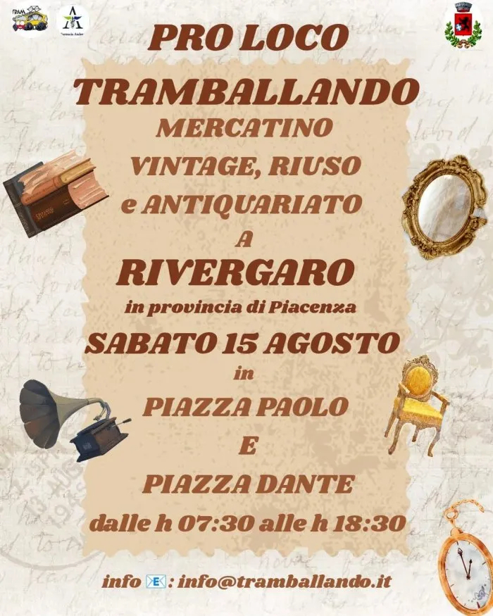 Mercatino vintage, riuso e antiquariato