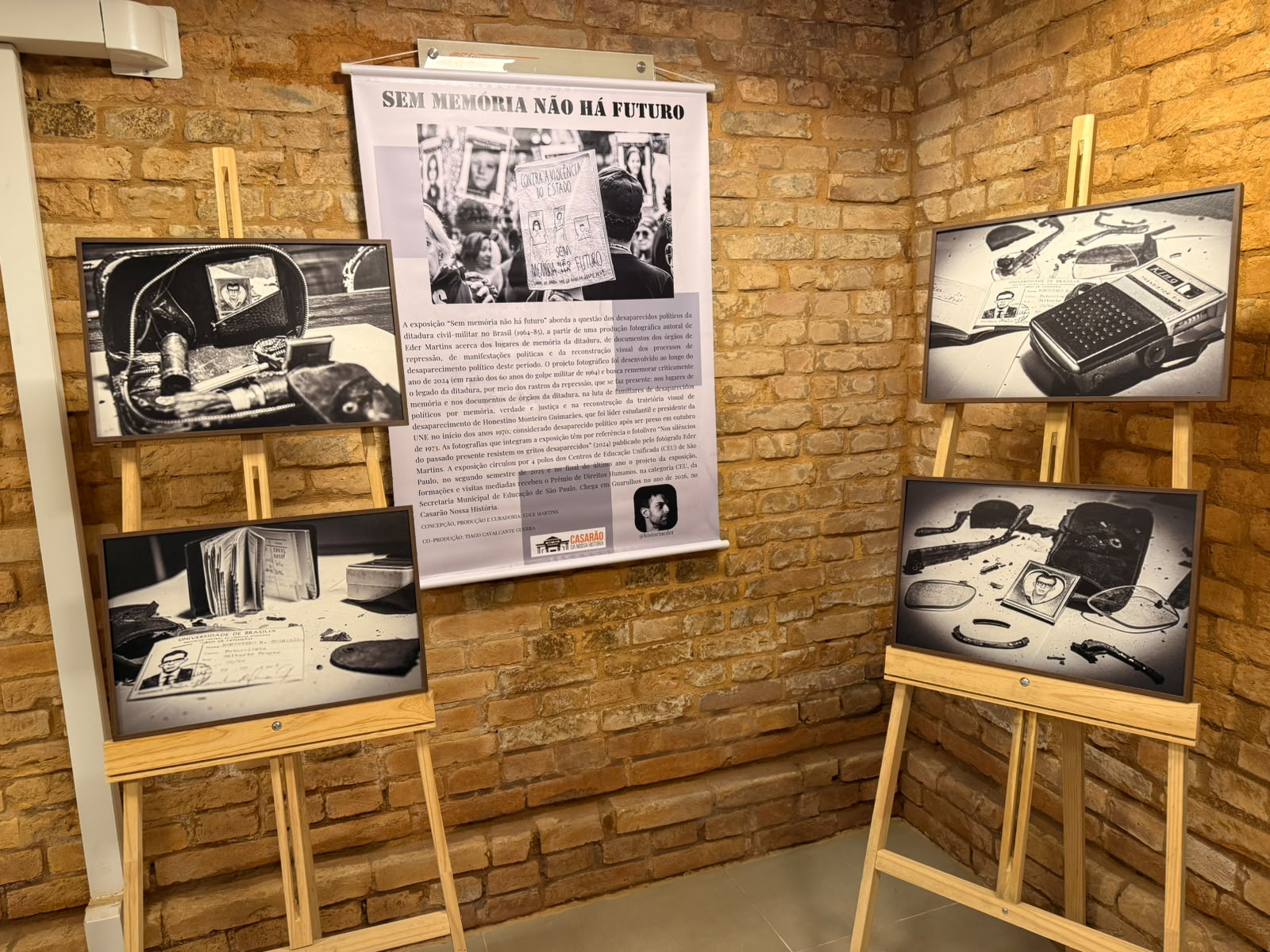 Exposição “Sem memória não há futuro”