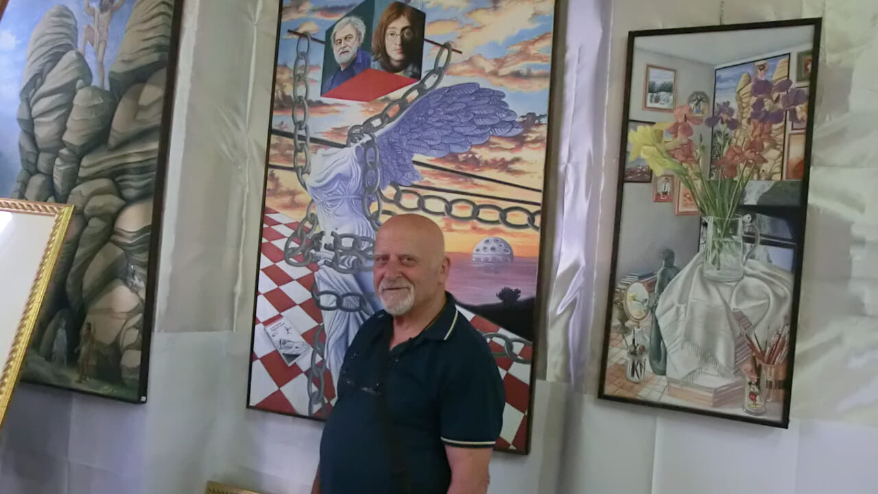 Mostra di pittura di Nicola Romilio