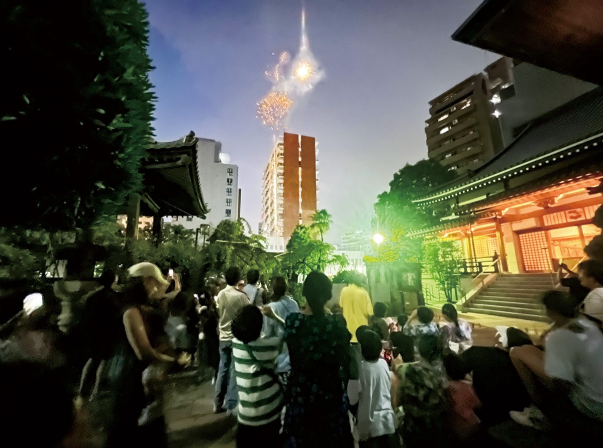 教安寺 花火大会