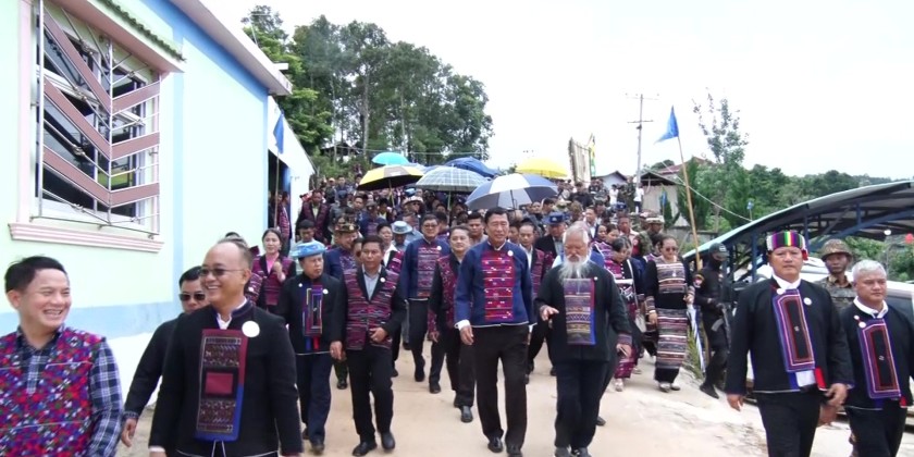 Akha Traditional collective Swing Festival and 30th Anniversary of Ur Pu Dei village