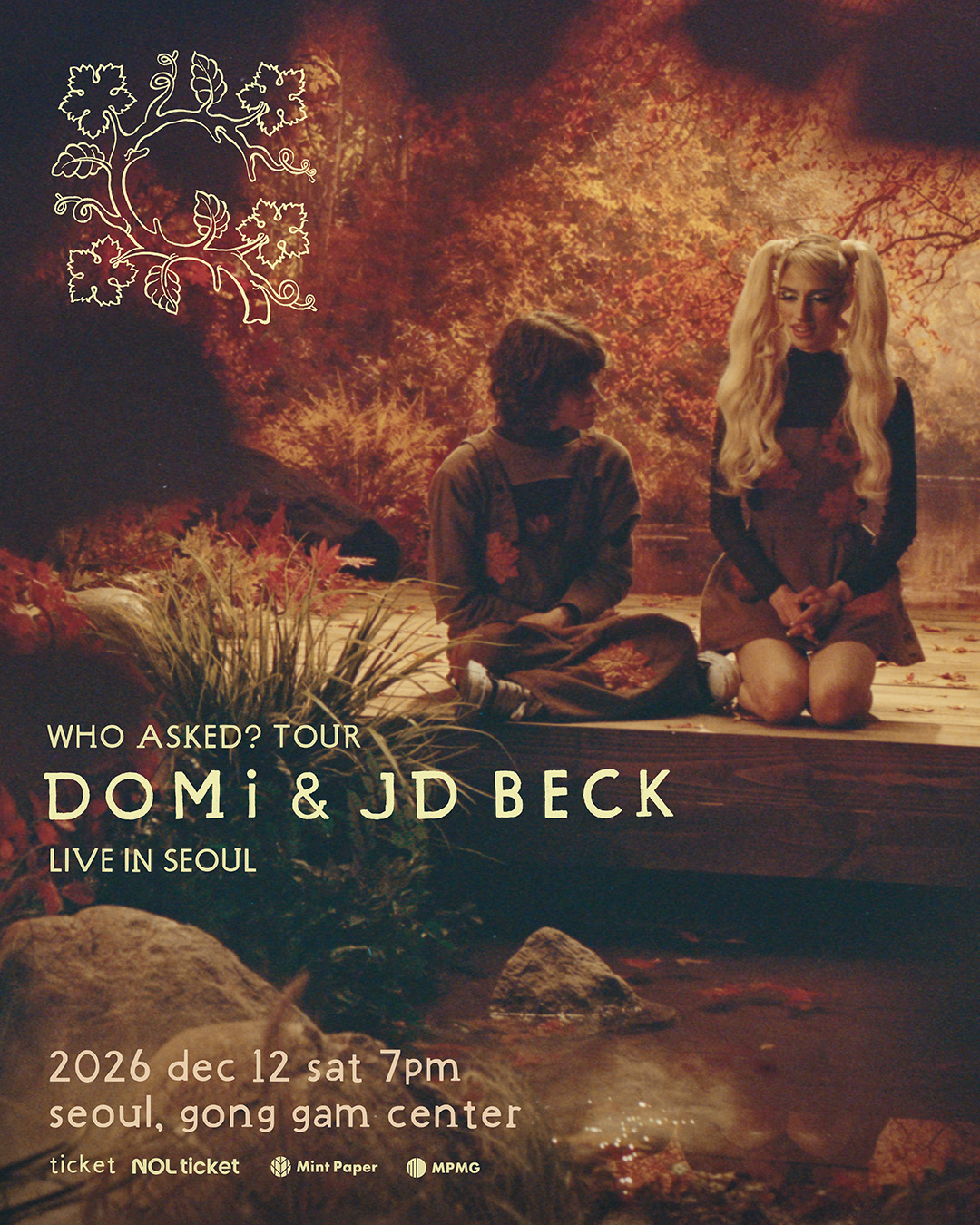 DOMi & JD BECK 내한공연 (WHO ASKED? TOUR DOMi & JD BECK LIVE IN SEOUL)