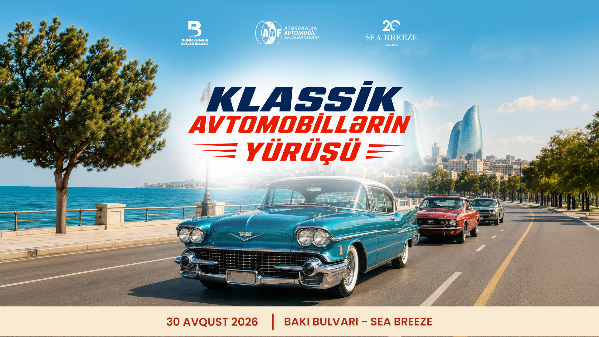 Exhibition and parade of classic cars