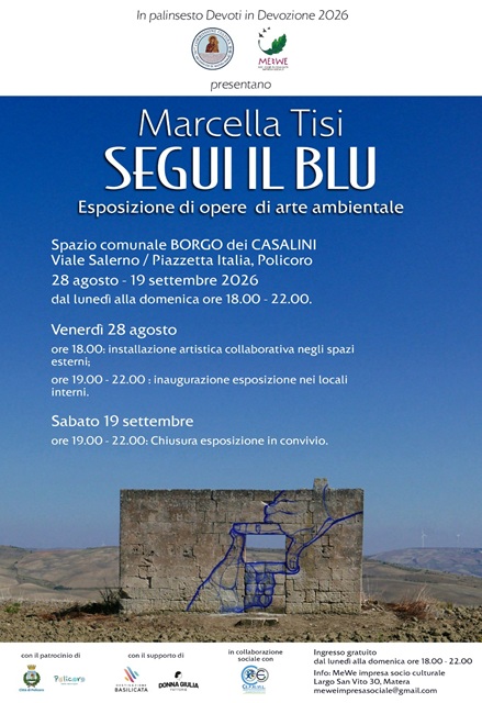 Mostra di arte ambientale "Segui il Blu"