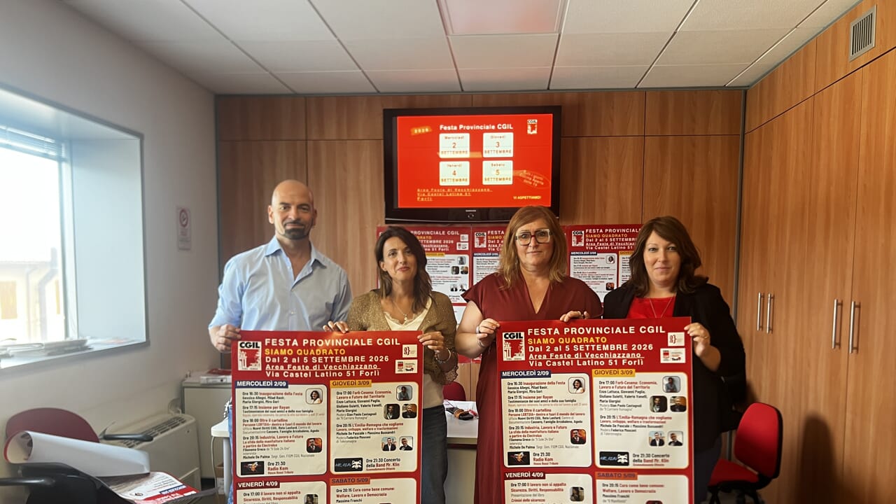 Festa provinciale della Cgil Forlì-Cesena