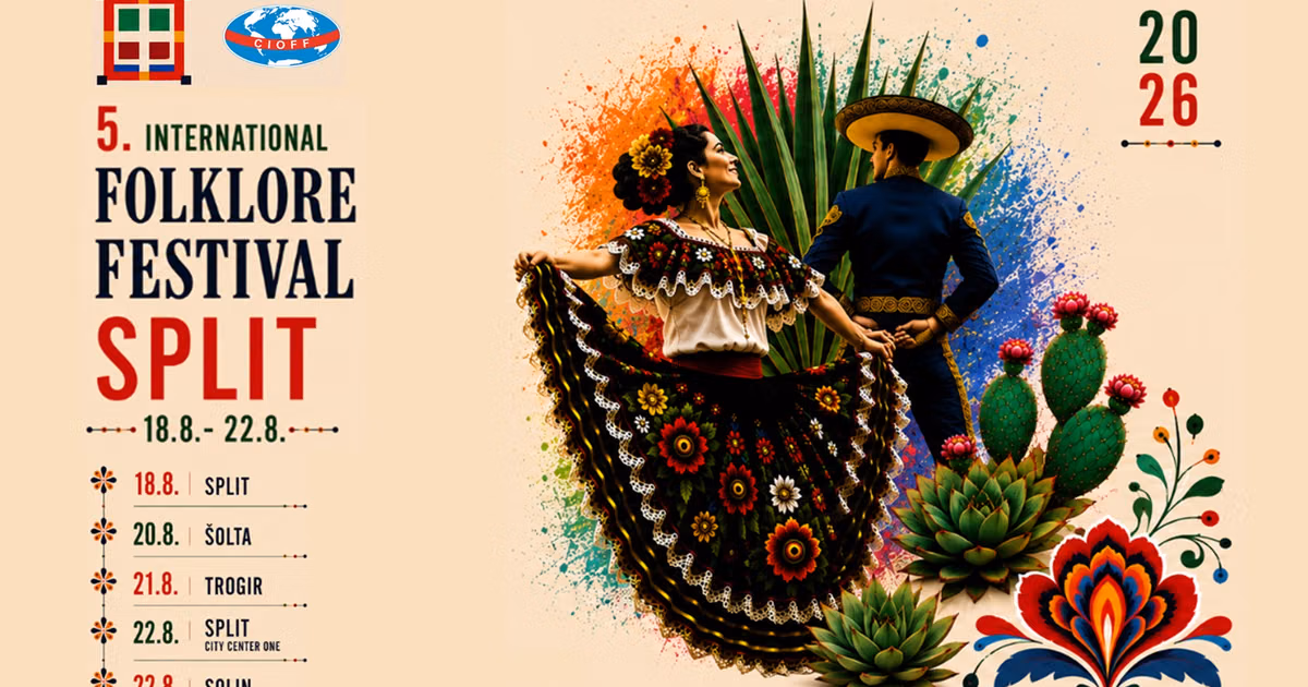 5. CIOFF Međunarodni festival folklora Split 2026.