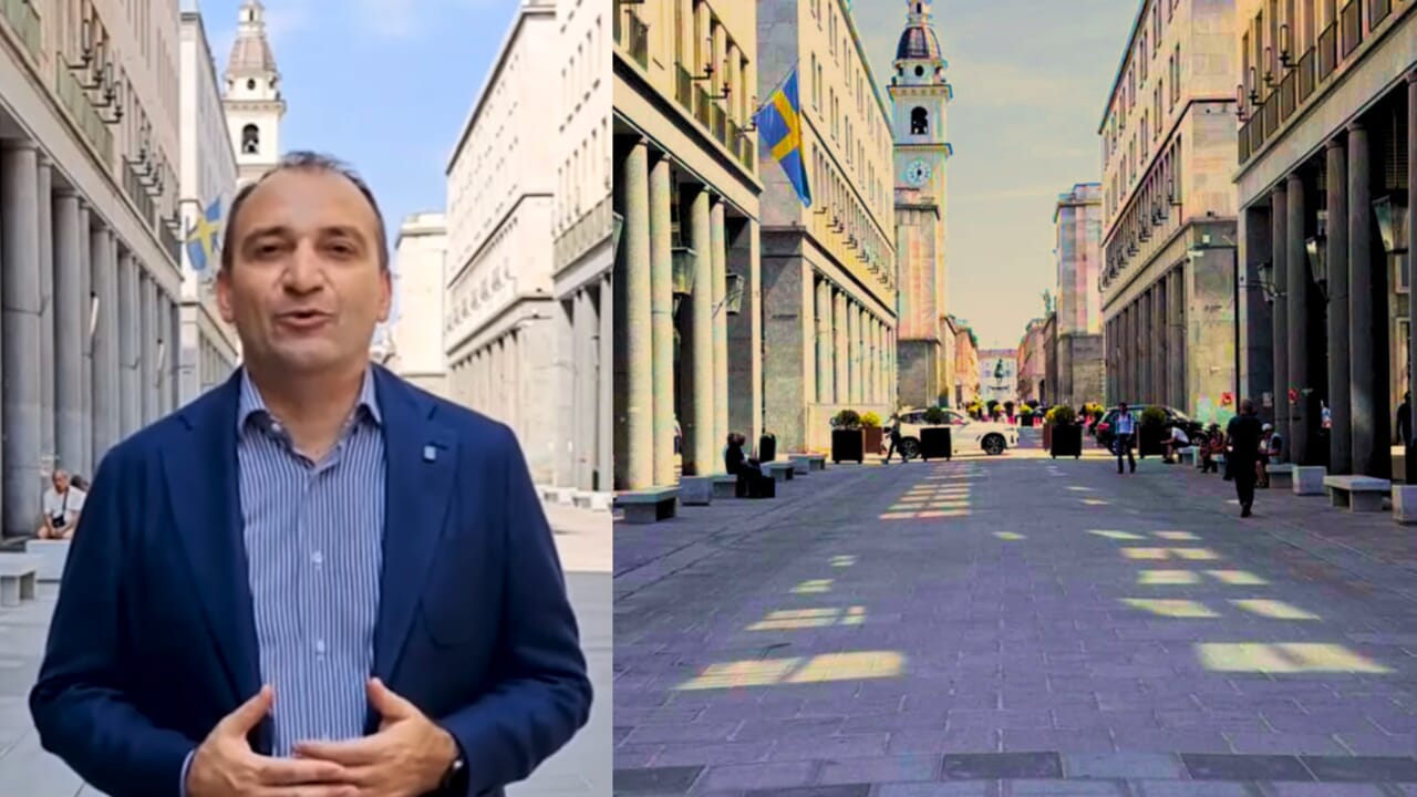Inaugurazione di via Roma