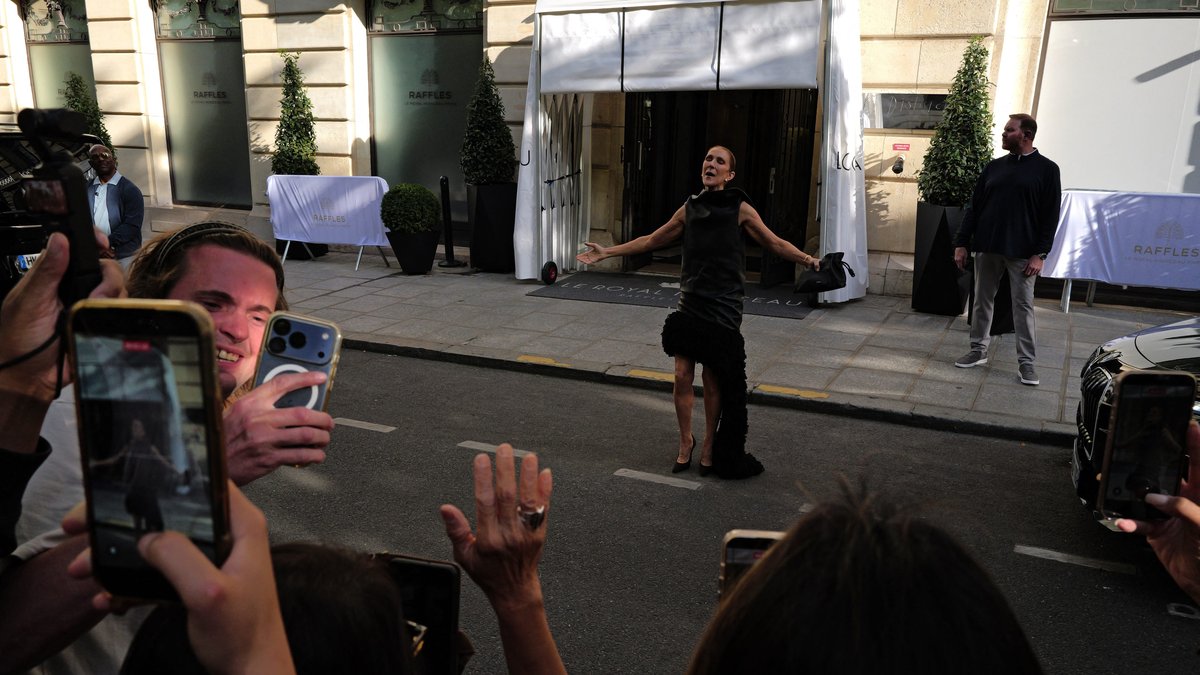 Céline Dion en concert à Paris