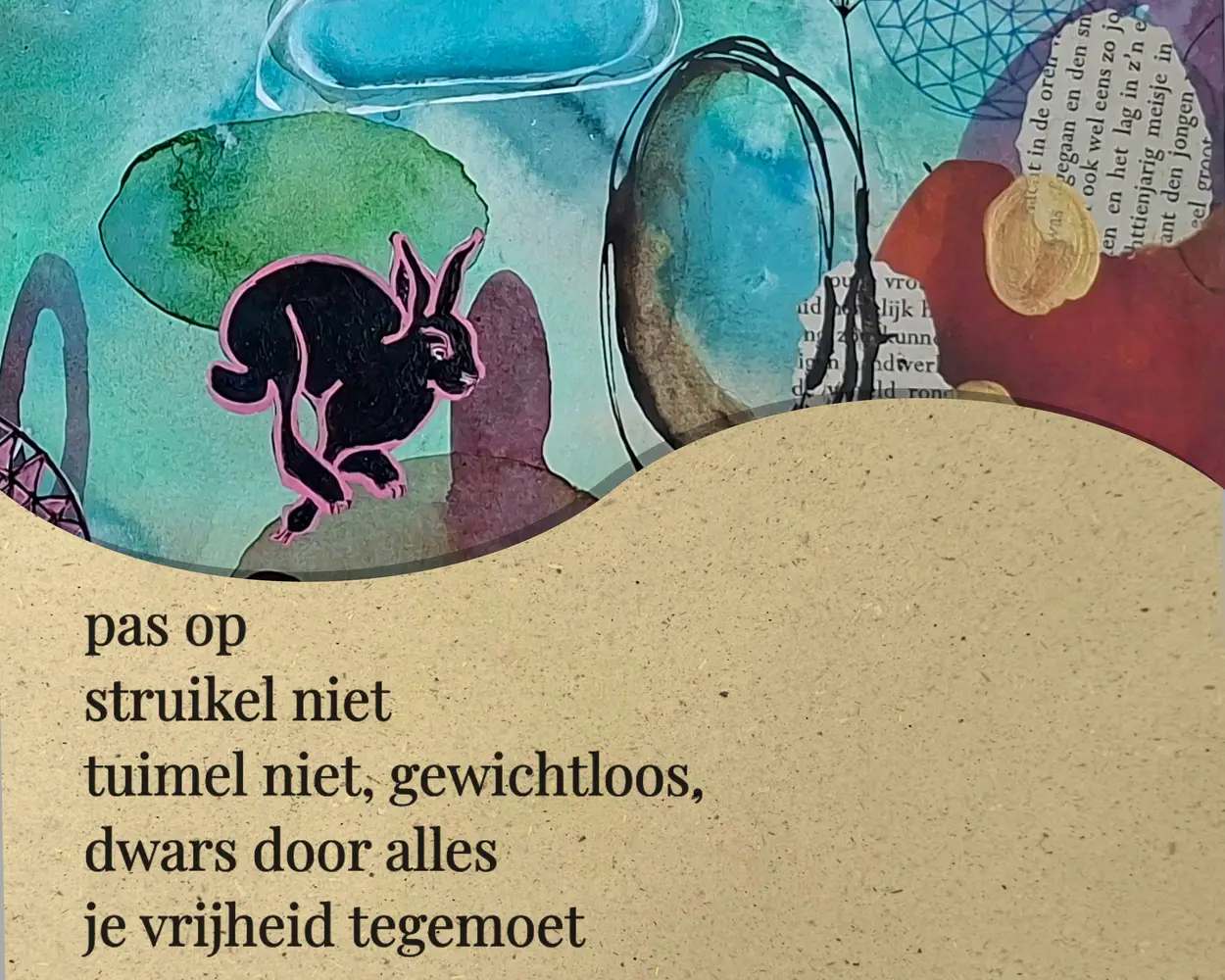 Samengeraapt en met goud verguld