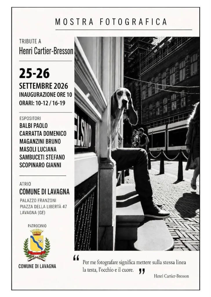 Mostra fotografica in omaggio a Henri Cartier-Bresson