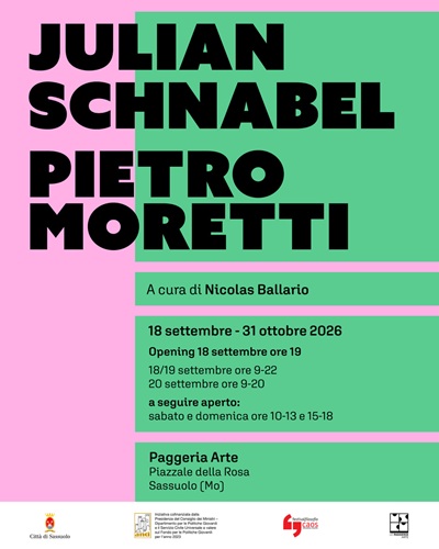 Mostra di Julian Schnabel e Pietro Moretti