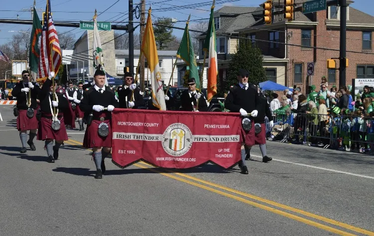 Saint Patrick's Parade in Conshohocken