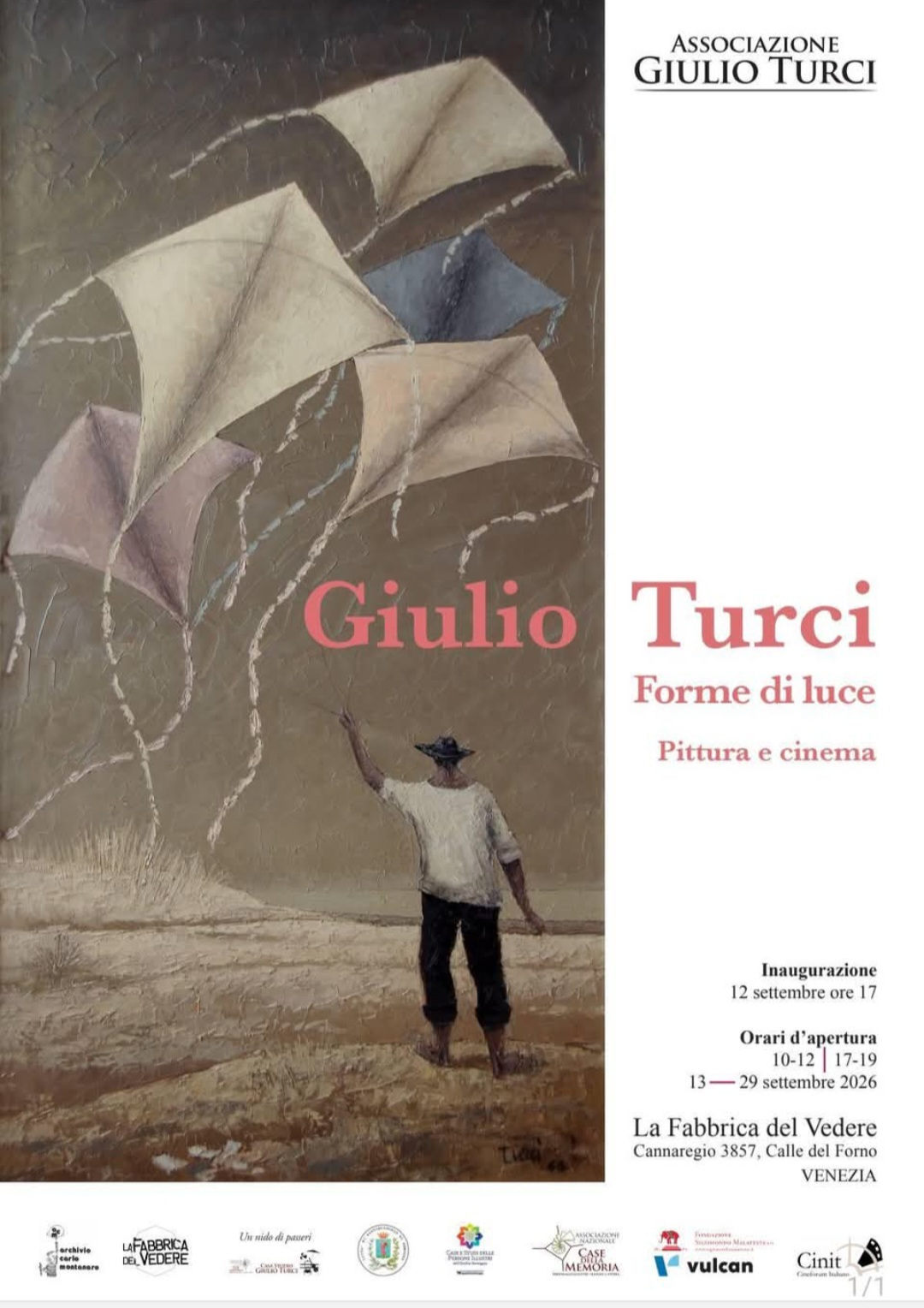 Giulio Turci. Forme di luce. Pittura e cinema