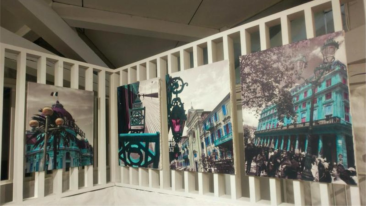 Exposition "photos peintes" de Barbara Lambert