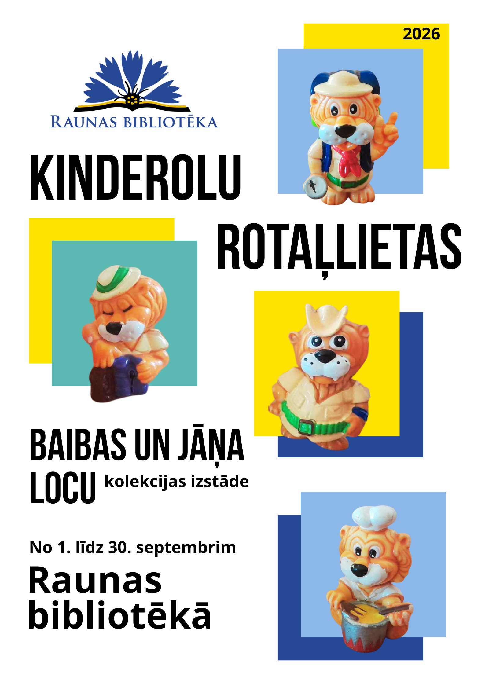 Kinderolu rotaļlietu kolekcijas izstāde