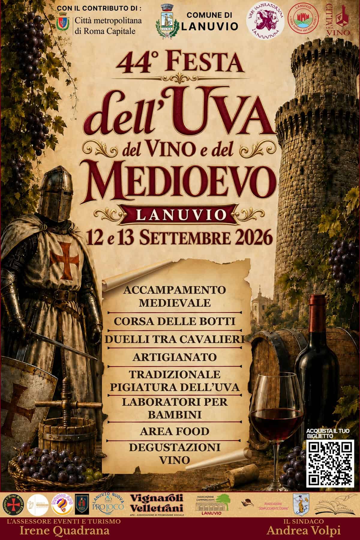 44ª Festa dell’Uva, del Vino e del Medioevo