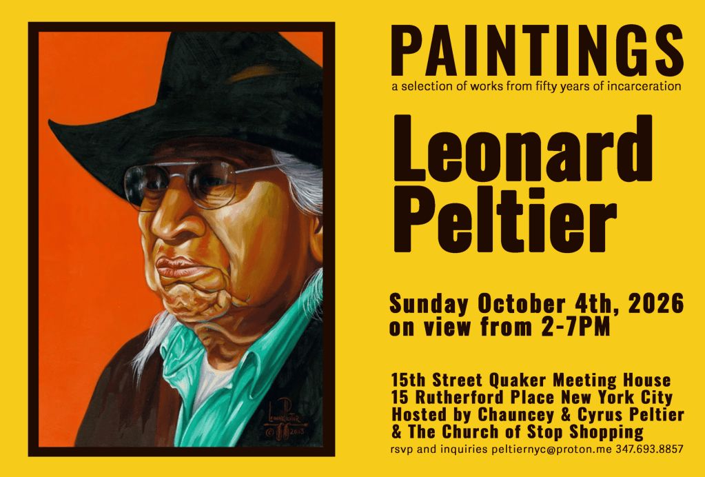 Leonard Peltier Artwork Exhibition
