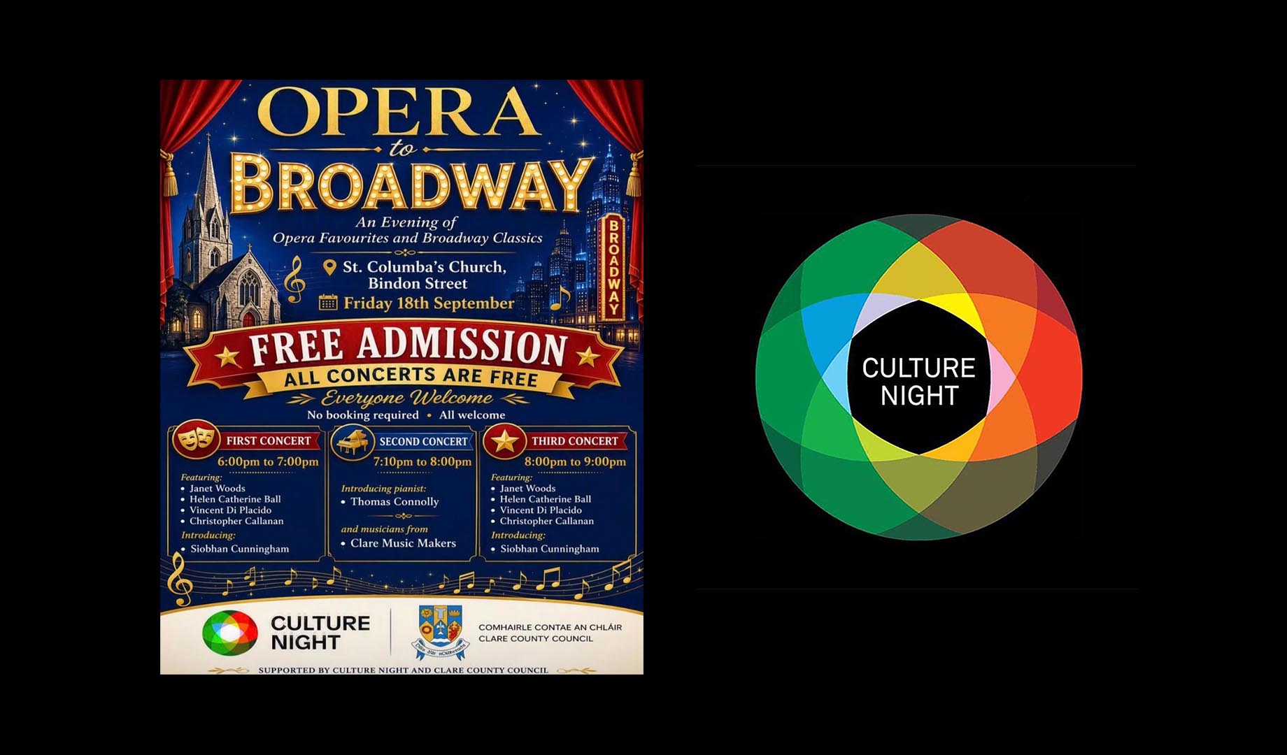 Triple Treat: Opera To Broadway (Culture Night)