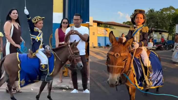 Desfile Cívico da Independência em Godofredo Viana