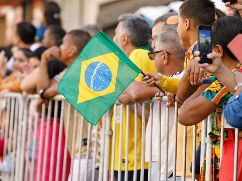 Desfile cívico de 7 de Setembro em Cuiabá